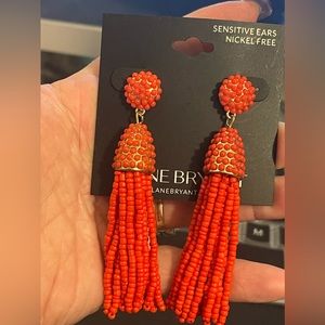 Lane Bryant beaded earrings. Sensitive Ears Nickle Free